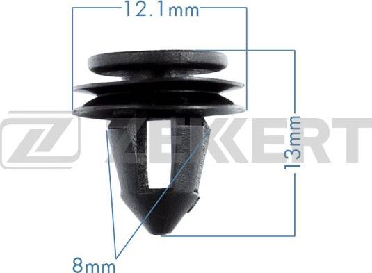 Zekkert BE-3400 - Clip, Fregio / Modanatura protettiva autozon.pro