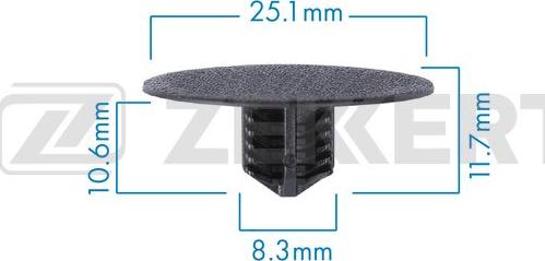 Zekkert BE-3567 - Clip, Fregio / Modanatura protettiva autozon.pro