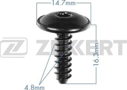 Zekkert BE-3501 - Clip, Fregio / Modanatura protettiva autozon.pro