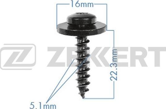 Zekkert BE-3531 - Clip, Fregio / Modanatura protettiva autozon.pro