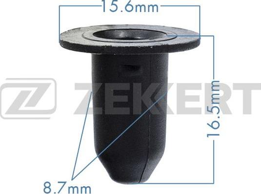 Zekkert BE-3159 - Clip, Fregio / Modanatura protettiva autozon.pro