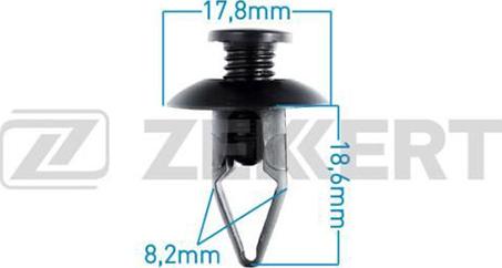 Zekkert BE-3100 - Clip, Fregio / Modanatura protettiva autozon.pro