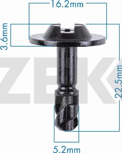 Zekkert BE-3784 - Bullone / Vite autozon.pro