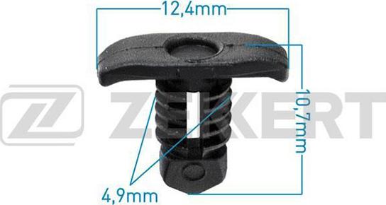 Zekkert BE-2997 - Clip, Fregio / Modanatura protettiva autozon.pro