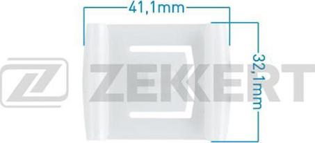 Zekkert BE-2554 - Clip, Fregio / Modanatura protettiva autozon.pro