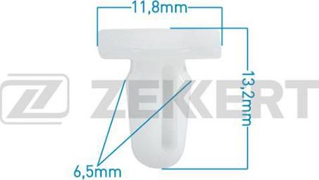 Zekkert BE-2617 - Clip, Fregio / Modanatura protettiva autozon.pro