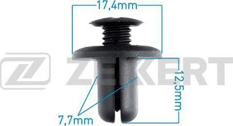 Zekkert BE-2191 - Clip, Fregio / Modanatura protettiva autozon.pro