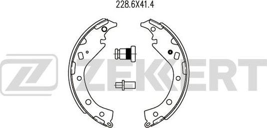 Zekkert BK-4463 - Kit ganasce freno autozon.pro