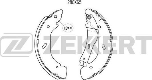 Zekkert BK-4009 - Kit ganasce freno autozon.pro