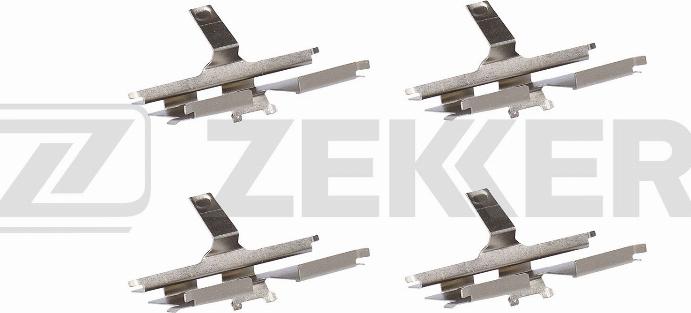 Zekkert BR-1481 - Kit accessori, Pastiglia freno autozon.pro