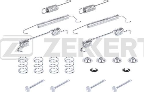 Zekkert BR-1512 - Kit accessori, Pastiglia freno autozon.pro