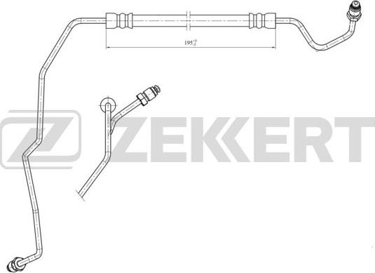 Zekkert BS-9442 - Flessibile del freno autozon.pro