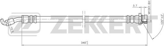 Zekkert BS-9464 - Flessibile del freno autozon.pro