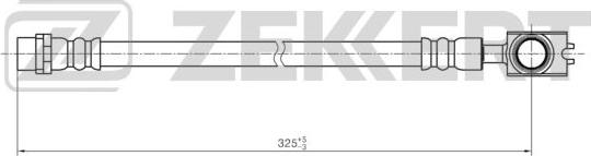 Zekkert BS-9429 - Flessibile del freno autozon.pro