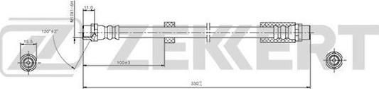 Zekkert BS-9422 - Flessibile del freno autozon.pro