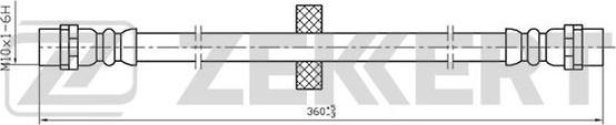 Zekkert BS-9068 - Flessibile del freno autozon.pro