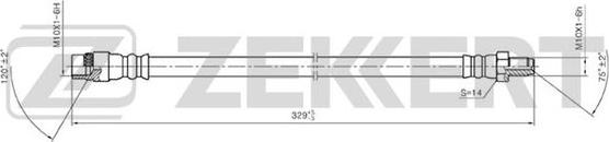 Zekkert BS-9084 - Flessibile del freno autozon.pro