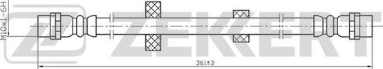 Zekkert BS-9072 - Flessibile del freno autozon.pro