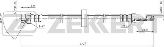 Zekkert BS-9116 - Flessibile del freno autozon.pro