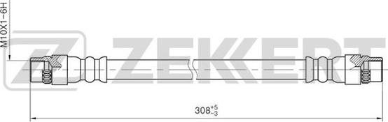 Zekkert BS-9183 - Flessibile del freno autozon.pro