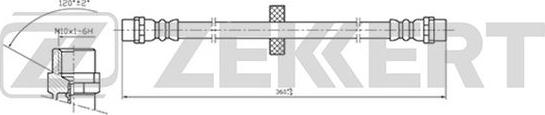 Zekkert BS-9397 - Flessibile del freno autozon.pro