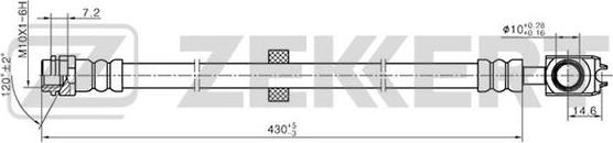 Zekkert BS-9238 - Flessibile del freno autozon.pro