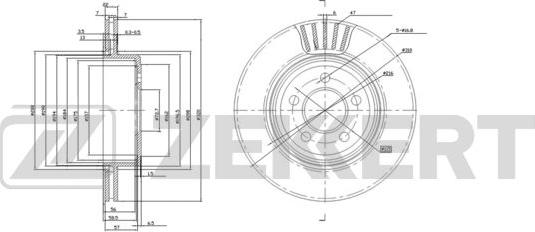 Zekkert BS-5948 - Discofreno autozon.pro