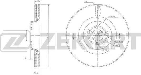 Zekkert BS-5955 - Discofreno autozon.pro