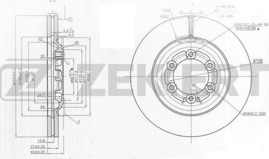 Zekkert BS-5984 - Discofreno autozon.pro