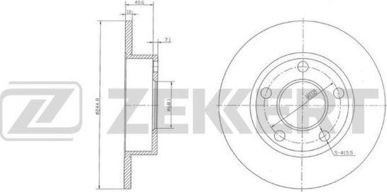 Zekkert BS-5929 - Discofreno autozon.pro