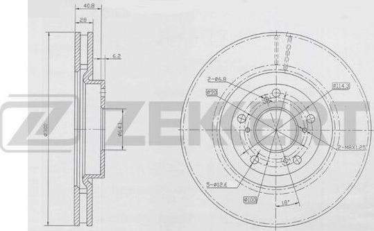 Zekkert BS-5920 - Discofreno autozon.pro