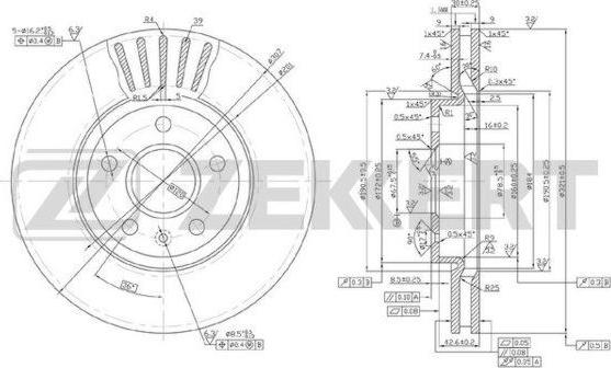 Zekkert BS-5923 - Discofreno autozon.pro