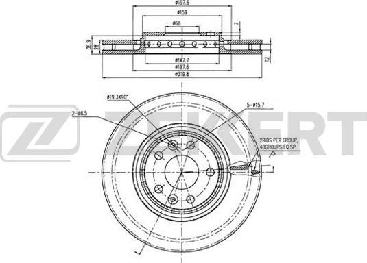 Zekkert BS-5975 - Discofreno autozon.pro