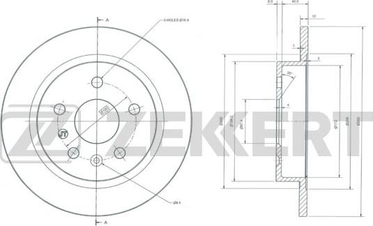 Zekkert BS-5971 - Discofreno autozon.pro