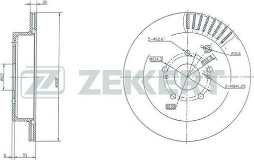 Zekkert BS-5441 - Discofreno autozon.pro