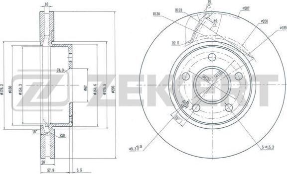 Zekkert BS-5625 - Discofreno autozon.pro