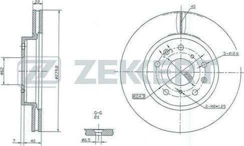 Zekkert BS-5045 - Discofreno autozon.pro