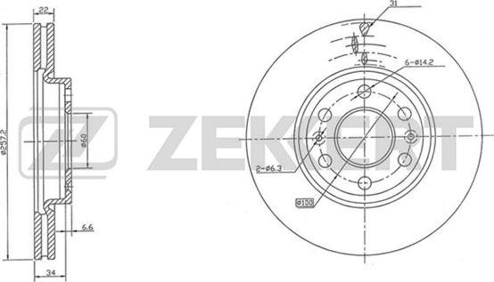 Zekkert BS-5000 - Discofreno autozon.pro