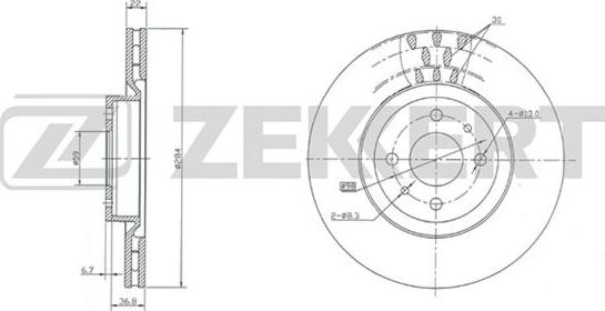 Zekkert BS-5011 - Discofreno autozon.pro