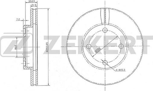 Zekkert BS-5077 - Discofreno autozon.pro