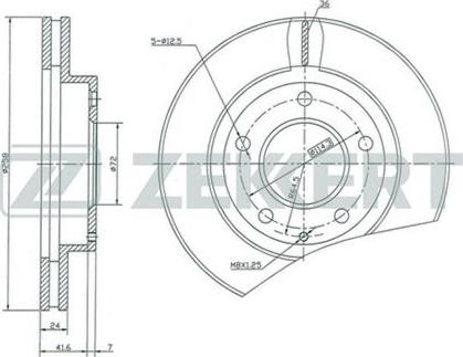 Zekkert BS-5149 - Discofreno autozon.pro