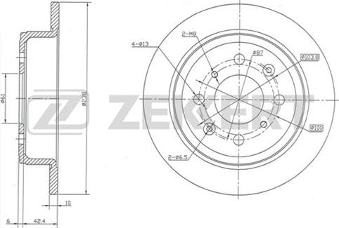 Zekkert BS-5131 - Discofreno autozon.pro