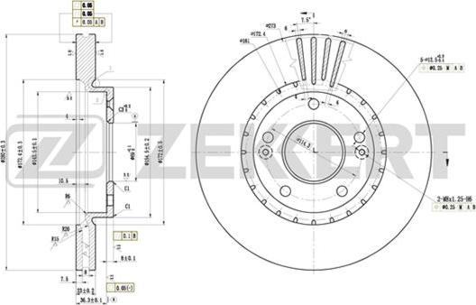 Zekkert BS5893 - Discofreno autozon.pro