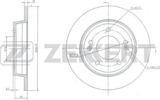 Zekkert BS-5800 - Discofreno autozon.pro