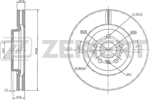 Zekkert BS-5838 - Discofreno autozon.pro