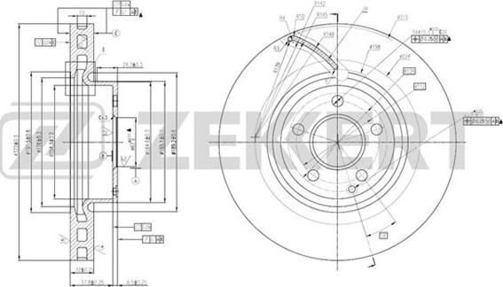 Zekkert BS-5879 - Discofreno autozon.pro