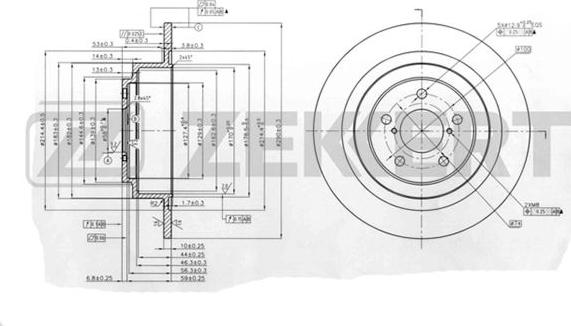 Zekkert BS-5324 - Discofreno autozon.pro