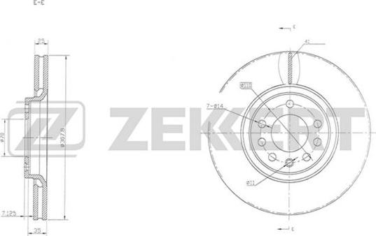 Zekkert BS-5294 - Discofreno autozon.pro