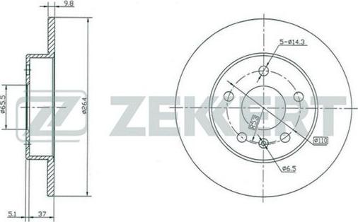 Zekkert BS-5246 - Discofreno autozon.pro