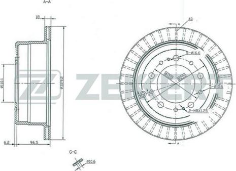 Zekkert BS-5242 - Discofreno autozon.pro